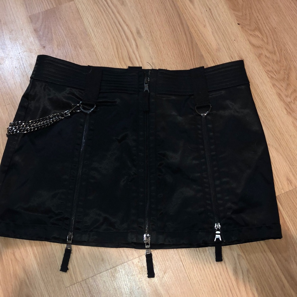 Black Skirt with chain